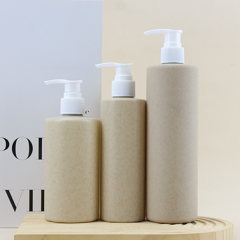 China Groothandel Eco-vriendelijke 250ml 300ml 400ml Biologisch afbreekbare tarwestro lotion pompfles natuurlijke kleur met pompdop top fabrikant Groothandel Eco-vriendelijke 250ml 300ml 400ml Biologisch afbreekbare tarwestro lotion pompfles natuurlijke kleur met pompdop top