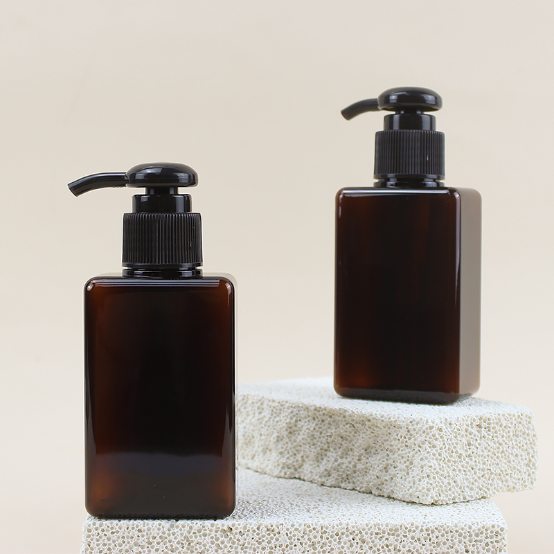 China Recycled PETG 650ml empty body lotion cream packaging shampoo pump bottle square face wash bottle - COPY - 6qd9jf fabrikant Recycled PETG 650ml empty body lotion cream packaging shampoo pump bottle square face wash bottle - COPY - 6qd9jf