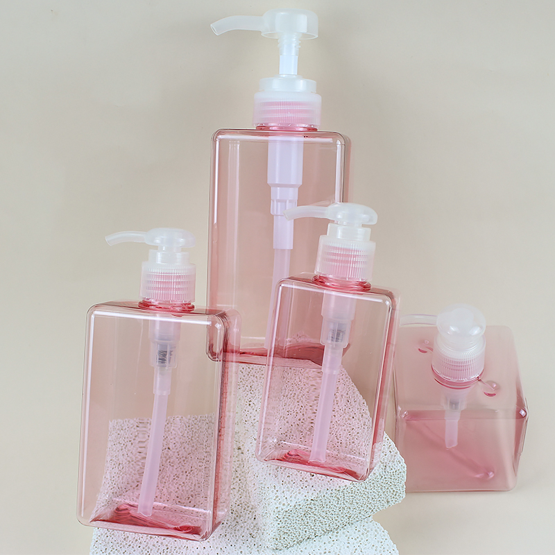 China Groothandel lege PETG plastic 150 ml 250 ml 280 ml 450 ml roze pompcontainer heldere vierkante schuimende shampoofles fabrikant Groothandel lege PETG plastic 150 ml 250 ml 280 ml 450 ml roze pompcontainer heldere vierkante schuimende shampoofles