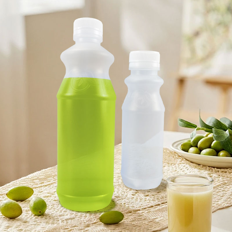 China Custom PLastic 330ml 1000ml PP Material Biodegradable Empty Clear Drinking Bottle Packaging for Juice Beverage manufacturer