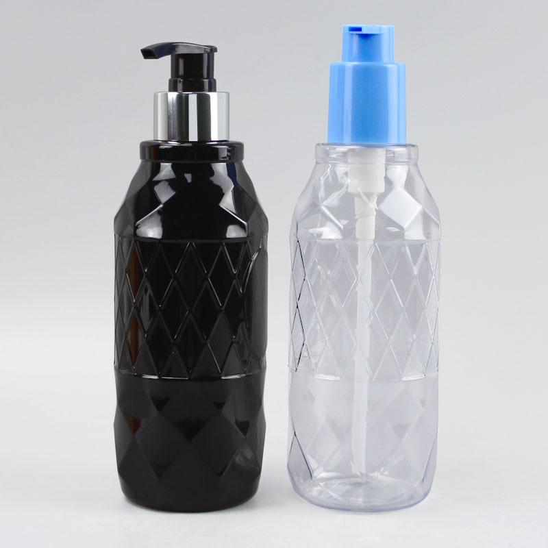 Introducing the Custom Logo 400ml PET Lotion Pump Bottle for Shampoo Conditioner