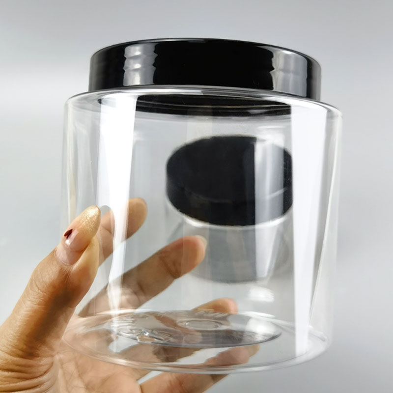 Custom Wholesale Reusable PET Clear Storage Jars: Organize Snacks, Spices & More with Style