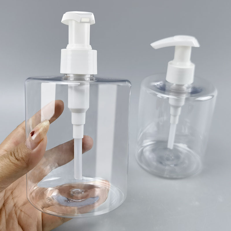 Introducing the 400ml Transparent Round Plastic Pump Dispenser Bottle: Your Versatile Solution for Modern Living