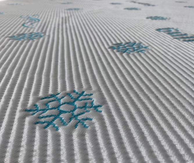 Китай охлаждающая жаккардовая трикотажная ткань для матраса