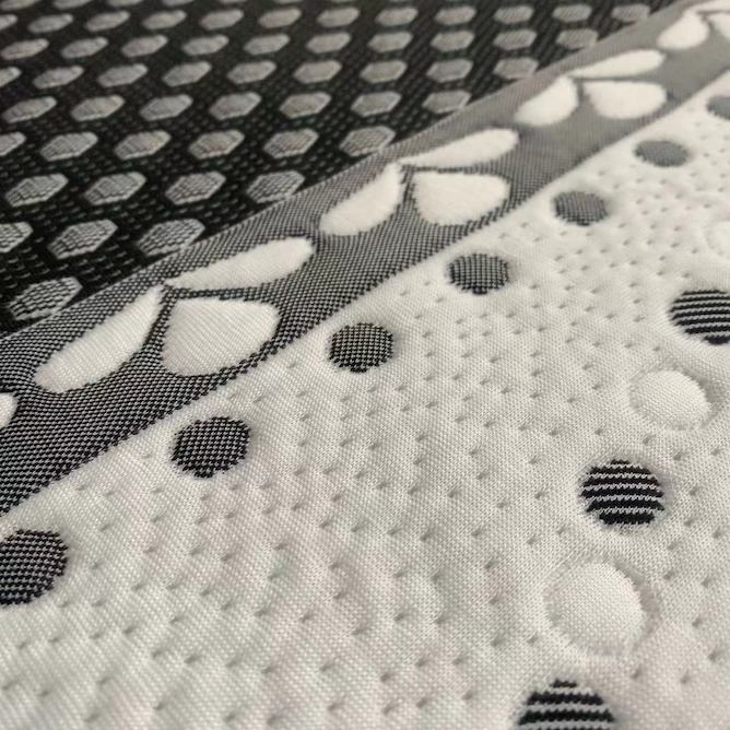Tissu d'oreiller de matelas en tricot jacquard visage