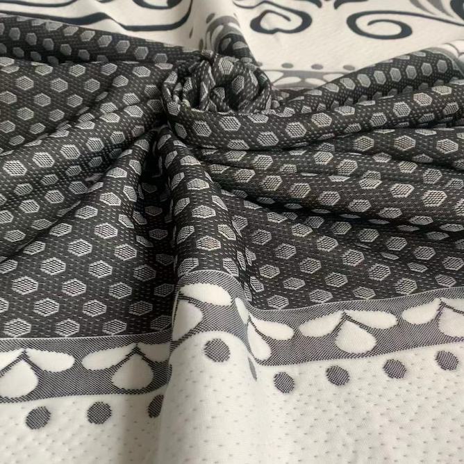 Tissu d'oreiller de matelas en tricot jacquard visage