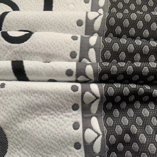 Tissu d'oreiller de matelas en tricot jacquard visage
