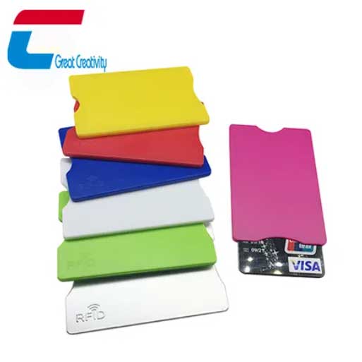 Titolare della carta antifurto in plastica ABS RFID all'ingrosso