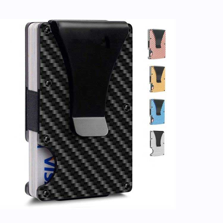 Metalen anti-diefstal blokkerende kaart RFID-creditcardhouder Protector RFID-blokkerende portemonnee Groothandel