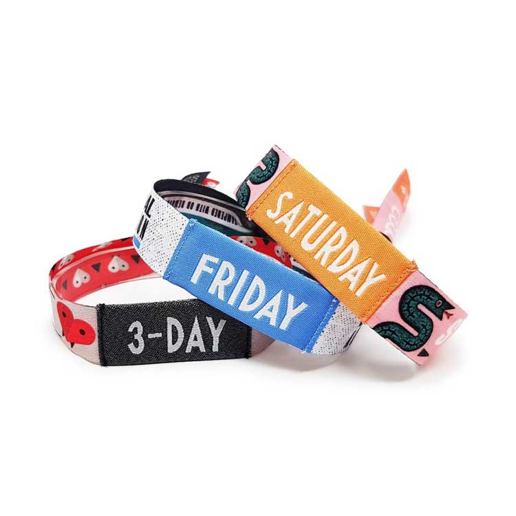 カスタムRFIDエコファブリックXバンドリストバンドメーカー