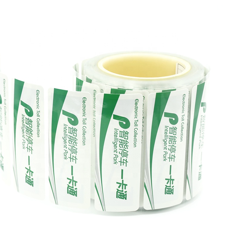 远程无源智能 UHF RFID 标签 防篡改易碎 RFID 标签 ETC 车辆挡风玻璃 UHF 贴纸