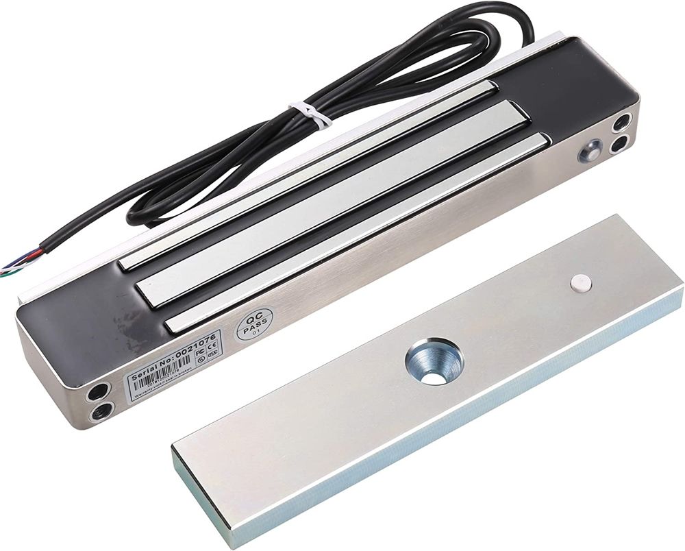 الصين قفل البوابة المغناطيسية الكهربائية الخارجية بقوة 600 رطل مع حامل تثبيت للباب المتأرجح الصانع