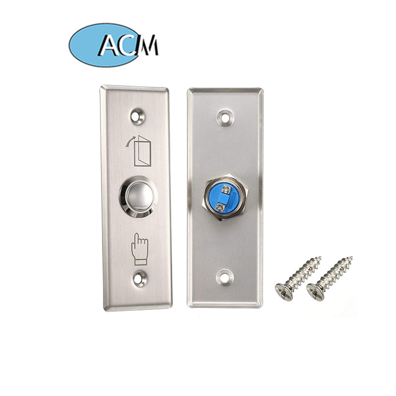 Exit Button Push Switch Door Stainless Steel Opener Release Buttons for Access Control Electronic Gate Lock