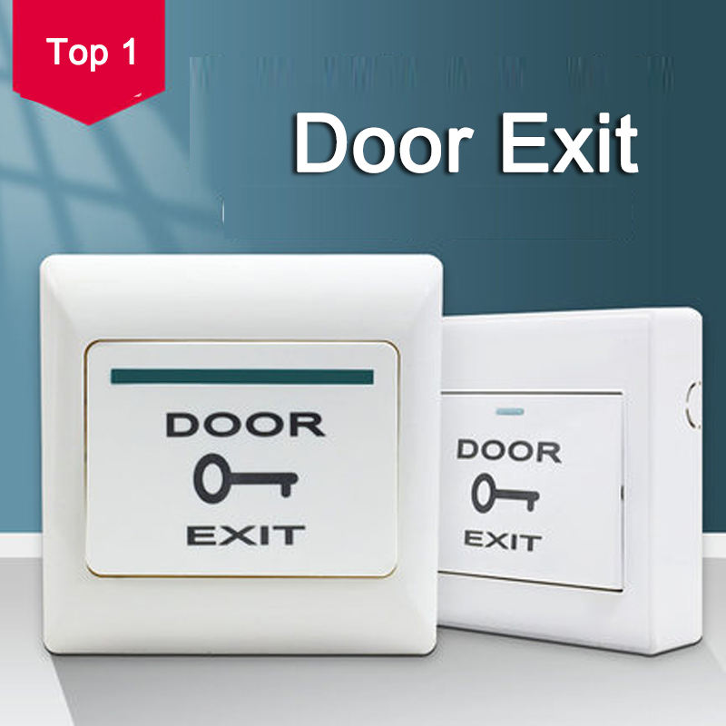 출입 통제 시스템 용 도어 출구 버튼 해제 푸시 스위치 벽에 내장 된 전자 도어록