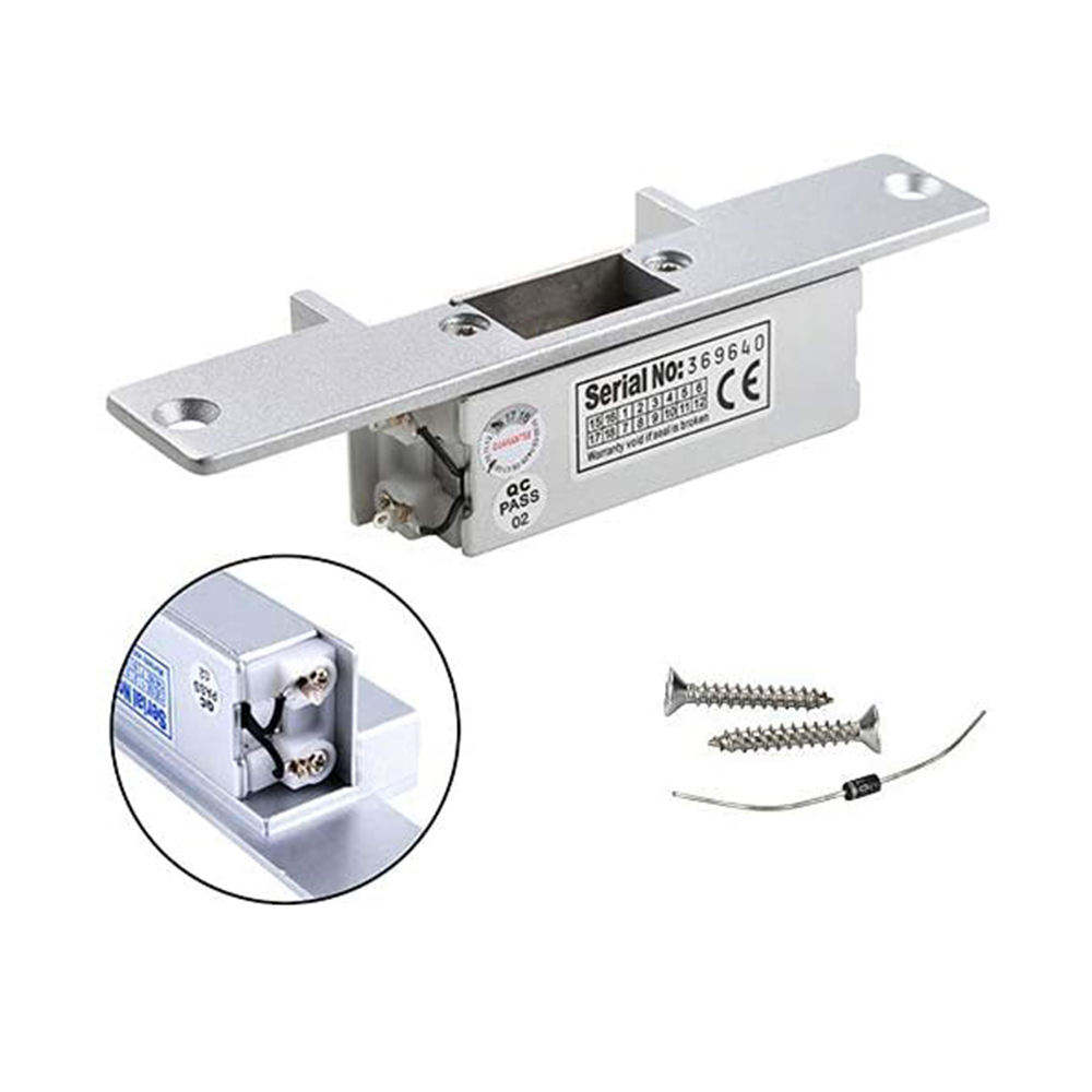 12V 실패 보안 전기 잠금 장치 실패 안전 액세스 제어 시스템 Deadbolt 전기 스트라이크 도어 잠금 장치