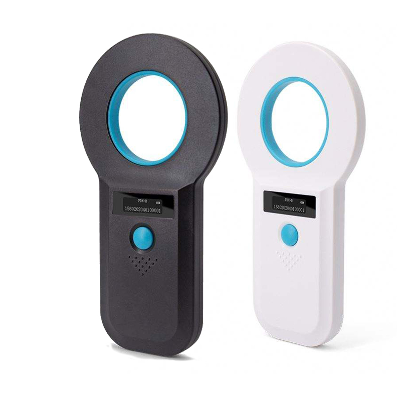 بلوتوث 134.2 كيلو هرتز صغير محمول الحيوانات الأليفة قارئ معرف الحيوانات الأليفة الكلب الأسماك الحيوان علامة أذن Microchip قارئ Rfid الماسح