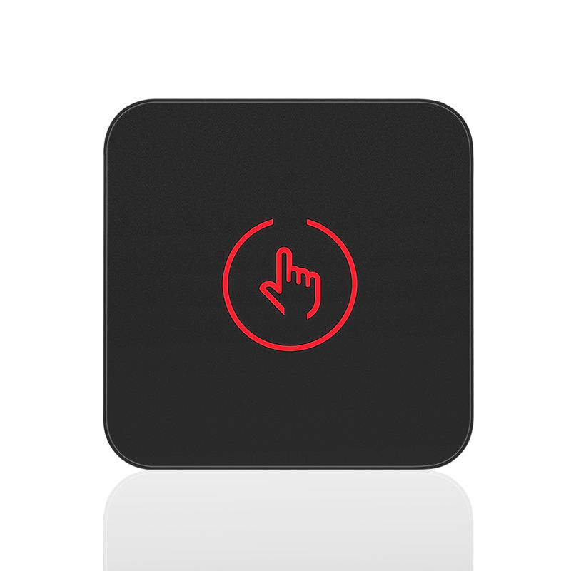 Есікті босатуға қол жеткізуді басқару үстіңгі жағында орнатылған пластикті басу түймесі Жарық диодты сенсордың шығу түймесінің қосқышы