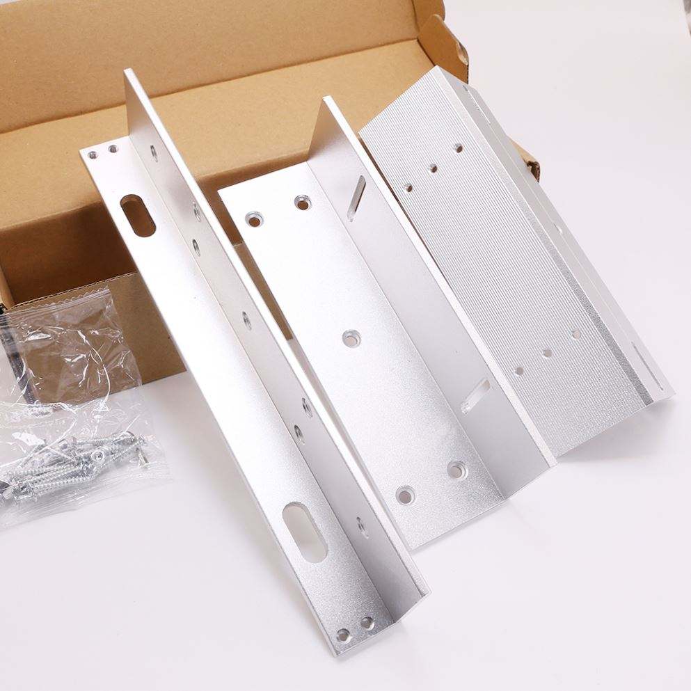 280KG 600lbs용 ZL 브래킷 전기 자기 잠금 장치 액세스 제어 잠금 장치 ZL 브래킷