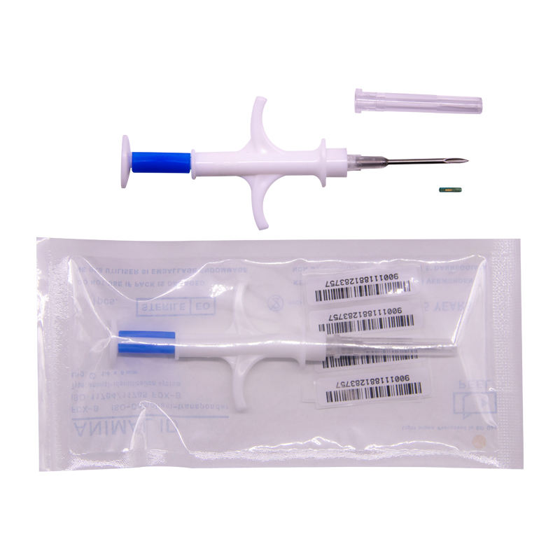 134,2 kHz FDX-B RFID hayvonlarning identifikatori shisha yorlig'i it mushuklari uchun shprits transponderi uy hayvonlari uchun mikrochip