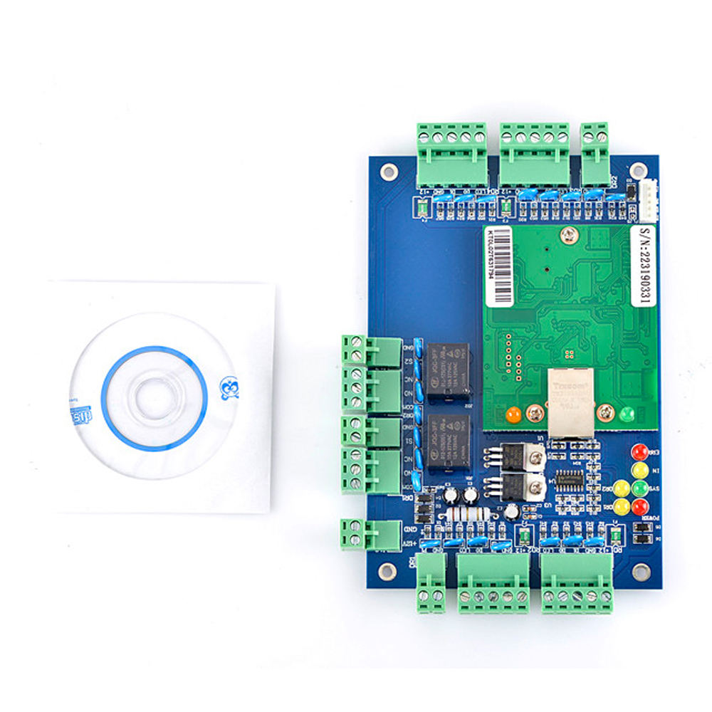 واجهة Wiegand TCP/IP عالية الجودة، لوحة تحكم في الوصول ببابين