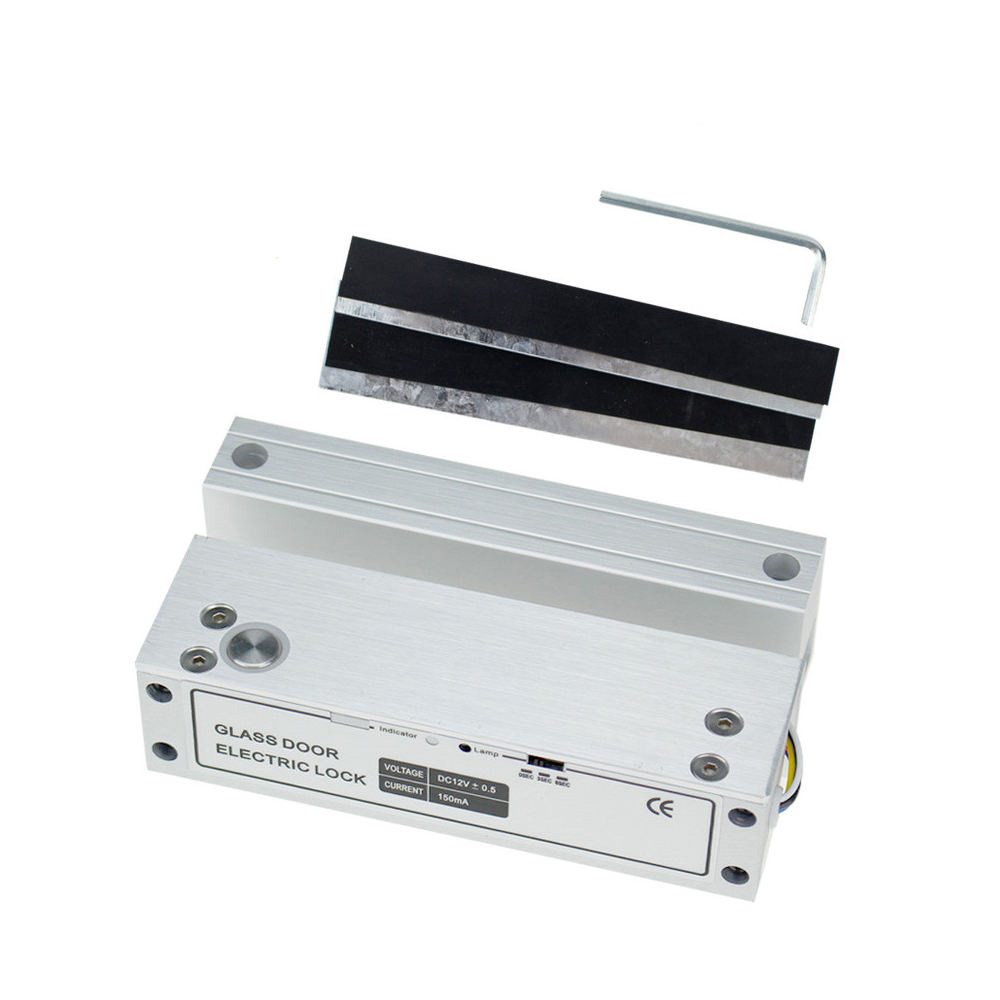 시간 지연 좁은 입 표준형 안전 장치 보안 전기 유리 도어 스트라이크 잠금 전기 스트라이크 볼트