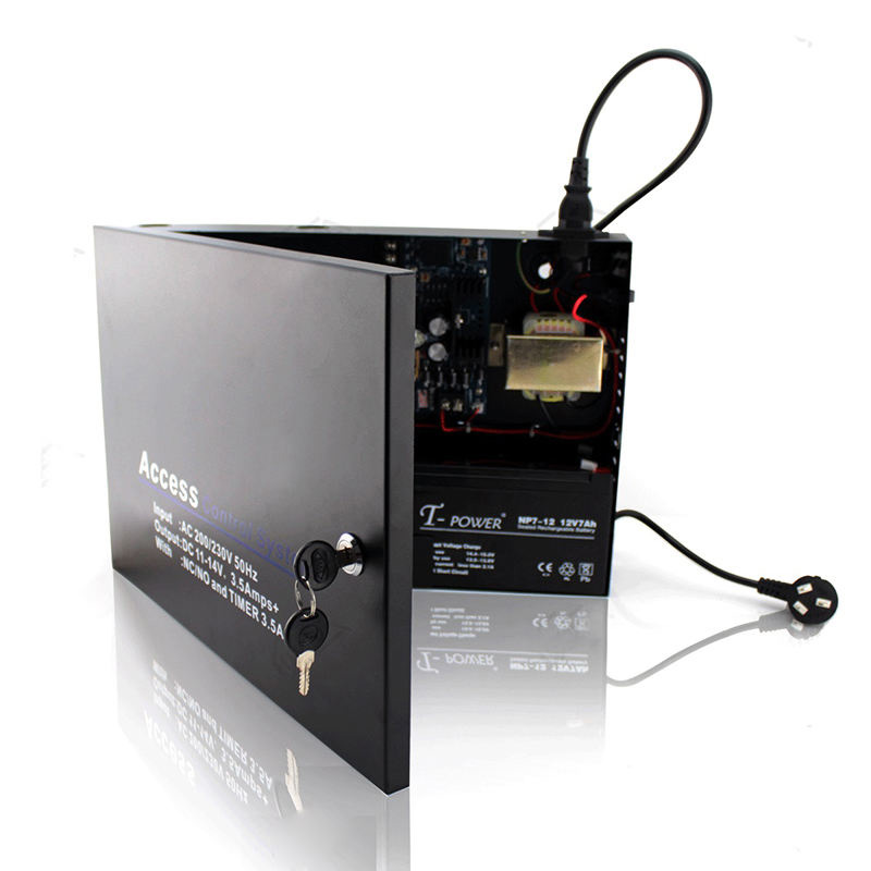 12V 5A Dünya Çapında Gerilim Kapı Erişim Giriş Sistemi Pil Yedekleme Erişim Kontrolü Güç Kaynağı