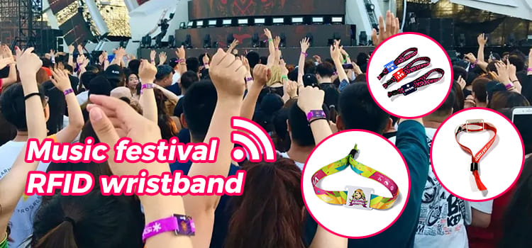 China The Role of RFID Event Wristbands at Music Festivals manufacturer