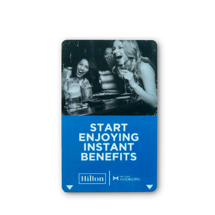 100% リサイクル可能な PVC MIFARE DESFire EV1 RFID NFC ホテル キー カード (チップ付き)