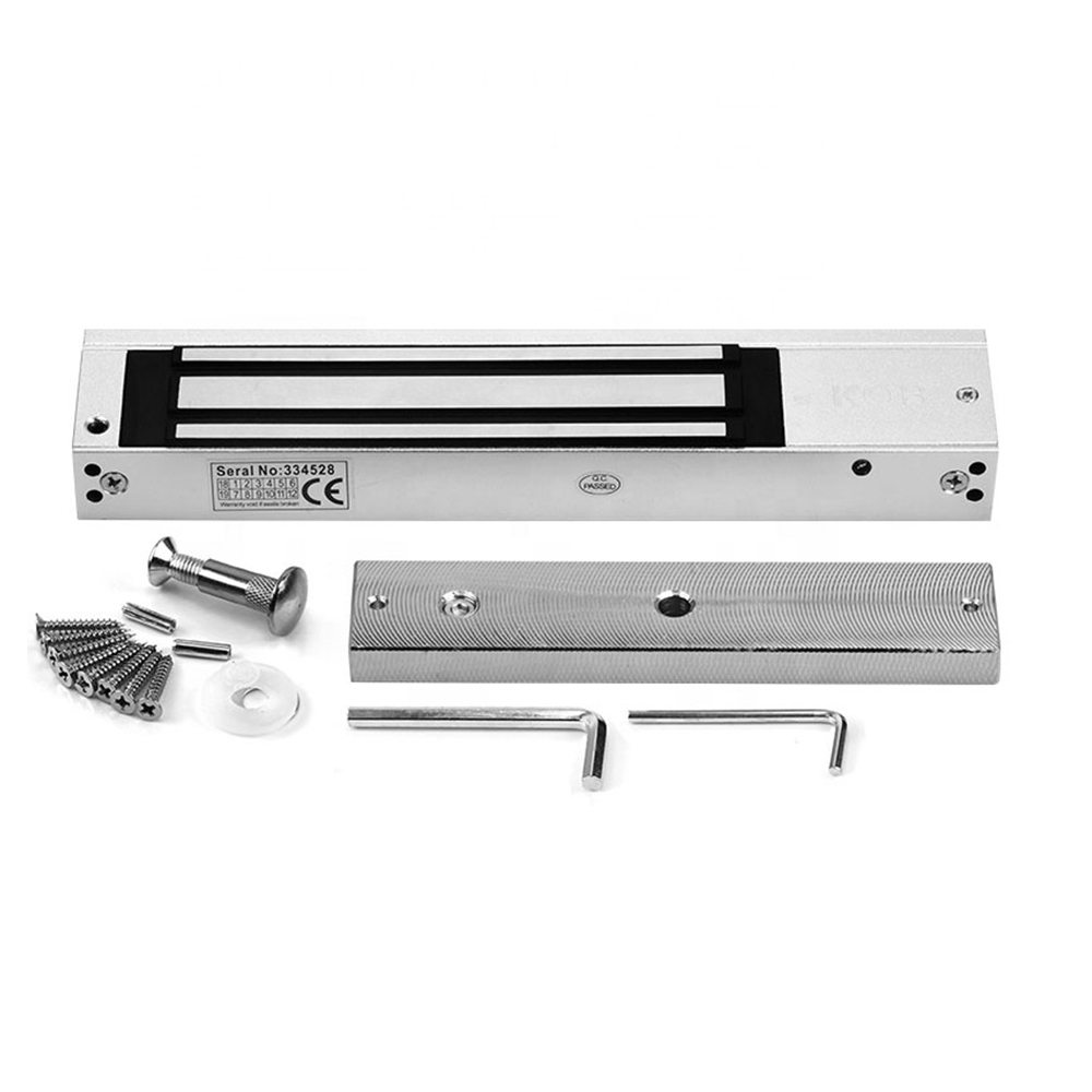 280kg 600 Lbs 12v 24v Dc Usalama wa Kielektroniki wa Sumakuu ya Umeme Maglock Magnet Em Kufuli ya Mlango kwa Mlango wa Ndani