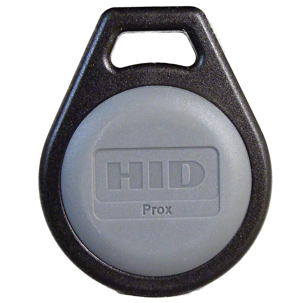 HID Corporation 1346 ProxKey III Key Fob بطاقة الوصول القرب الموجودة في قاعدة المفتاح، طول 1-1/4 بوصة × ارتفاع 1-1/2 بوصة × سمك 15/64 بوصة (10)