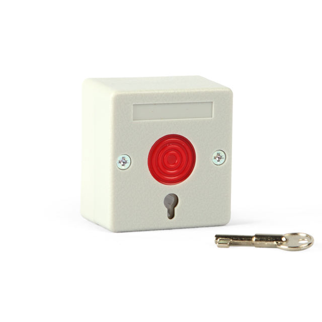 Cheap 12V 24V Emergency Button ABS Plastic Key Reset Wired Emergency Panic Alarm Button For Security System