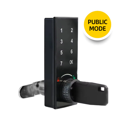 办公室健身房家具电子密码数字柜健身房储物柜智能锁带万能钥匙