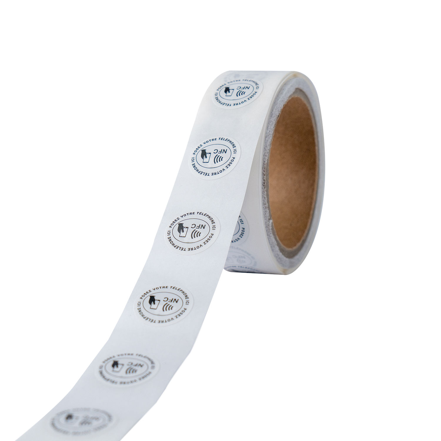 Niestandardowa wodoodporna, zmywalna etykieta pasywna do odzieży bibliotecznej Naklejka do zarządzania biżuterią uhf cena Nfc Rfid Tag