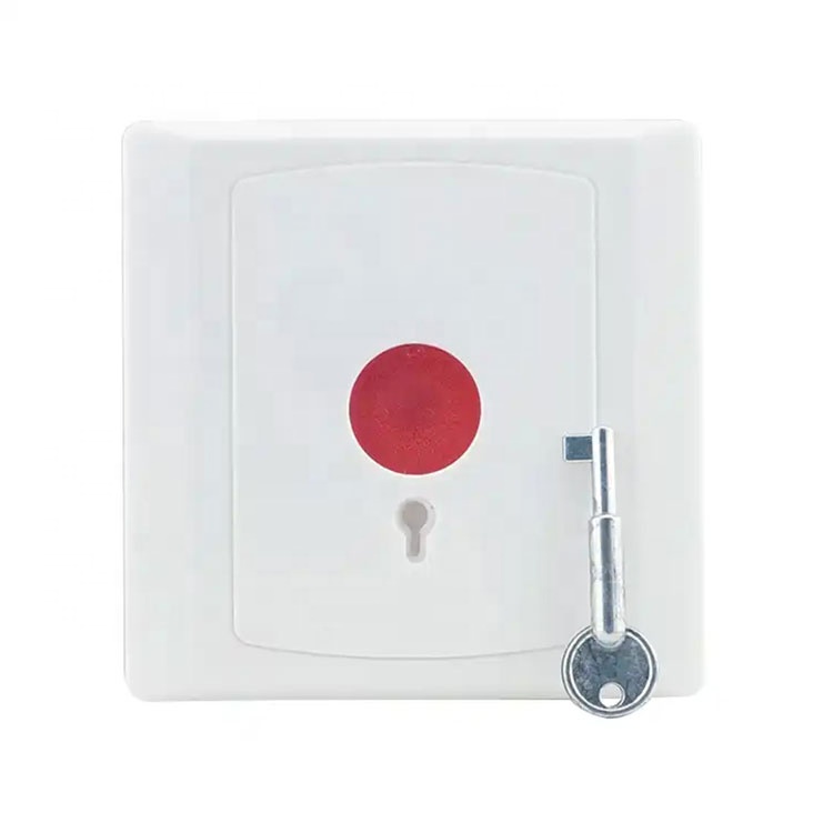Smart Fire Alarm Security 12V Wired Panic Emergency Door Release Button Key Reset Emergency Exit Button Switch