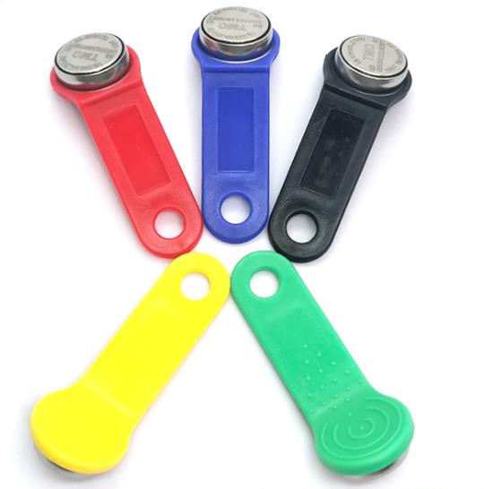 کارت دستگیره دالاس TM چند رنگ DS1990A دکمه اطلاعات تماس با کلیدهای الکترونیکی دکمه مغناطیسی دالاس