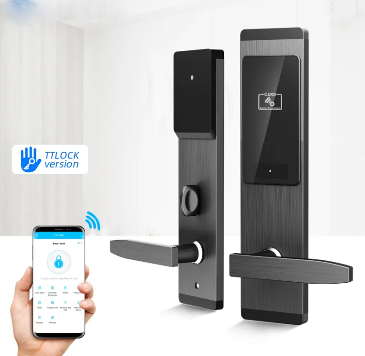 热销售和高质量的智能锁与系统新的便携式门锁广东五角Hyh五金酒店锁