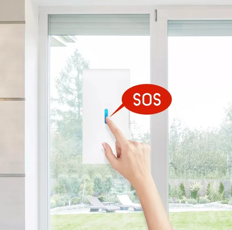 Wireless Glass Break Vibration Sensors Tuya Door Window Alarm Detector Anti Theft For Home Security Kit