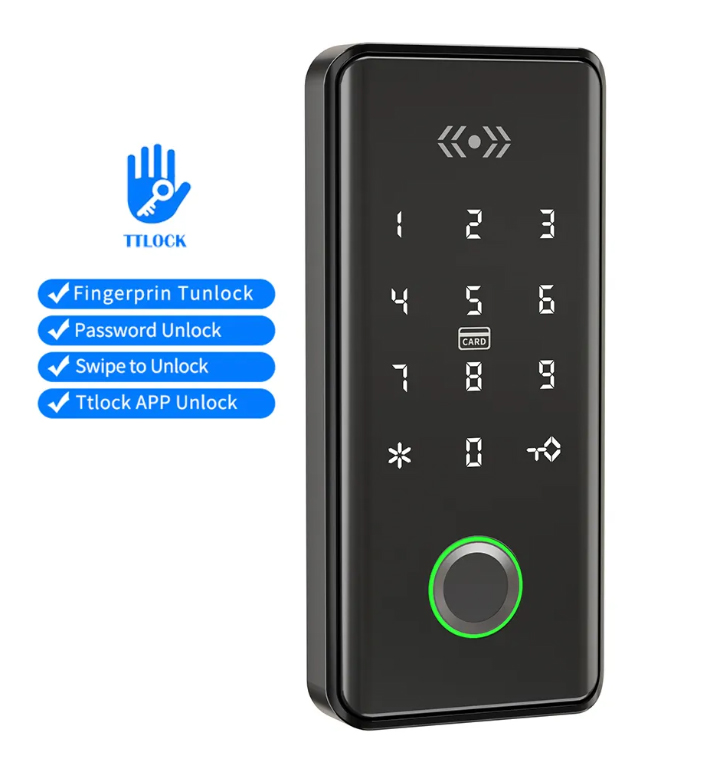 Akıllı Soyunma Kilidi, Elektronik TTLOCK APP Bluetooth 13.56Mhz RFID Parmak İzi Çekmece/Dolap Kilidi Tuş Takımı Şifresi ile