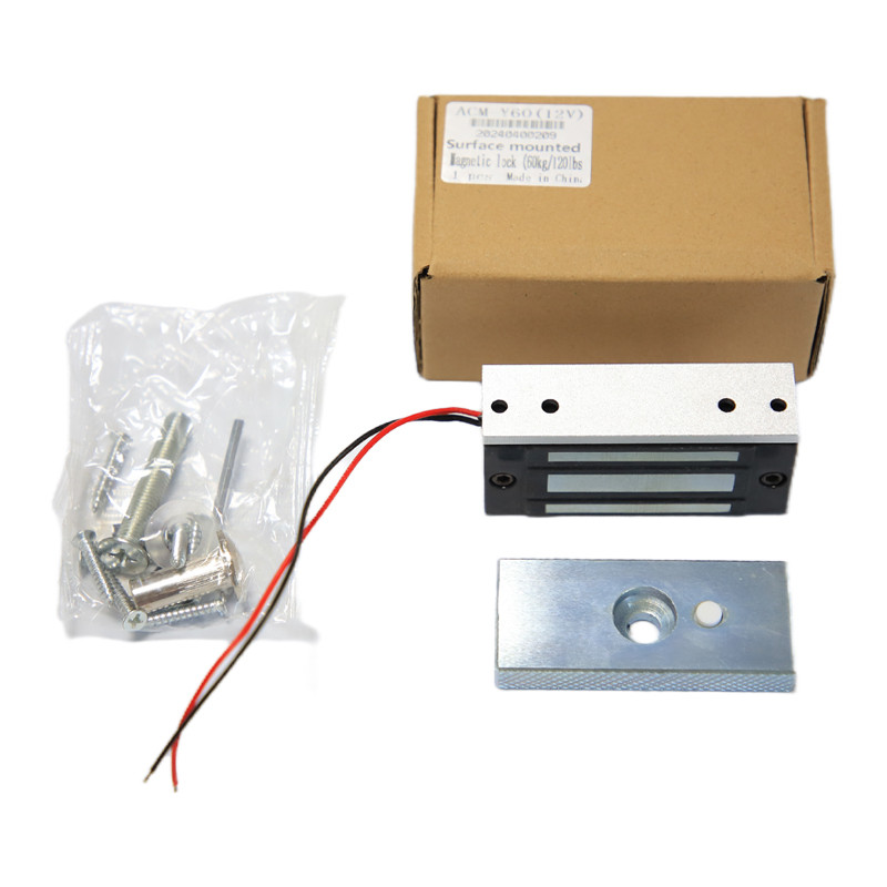 Factory Price 12V DC 60KG 100LBS Electromagnetic Locks Magnetic Electrical EM Lock for Access Control System