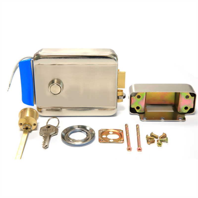 게이트 안뜰 문 전자 게이트 도어 전기 림 잠금 장치에 대한 양면 지문 야외 잠금 장치