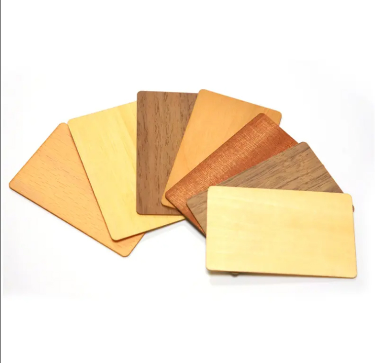 Recyclable NFC Wooden Card Customized Logo Engraved Bamboo Smart Rfid Wood Card - COPY - 5d419v
