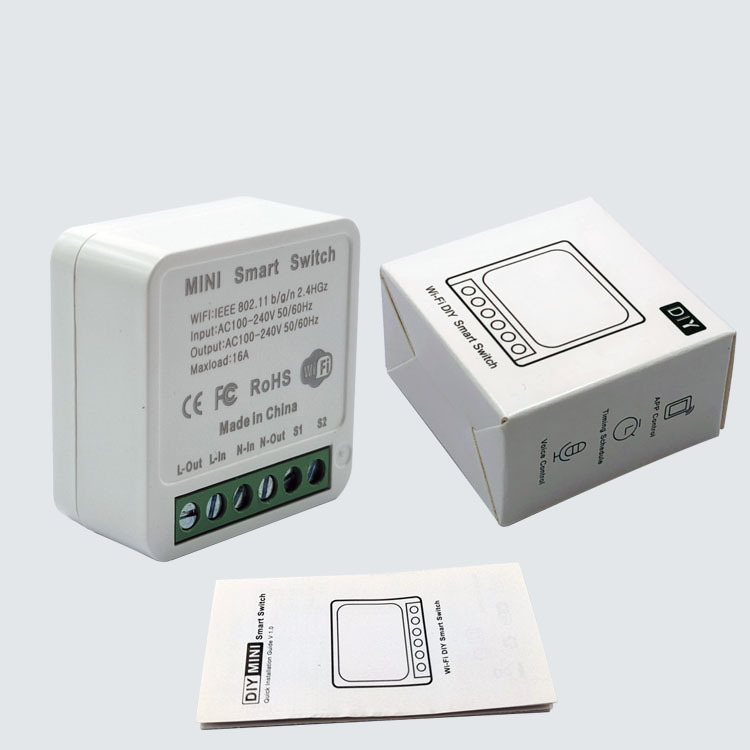Sıcak Satış Mini Grup Denetleyici Devre Kesici Telefon Konut Ev Için Wifi DIY Akıllı Anahtar