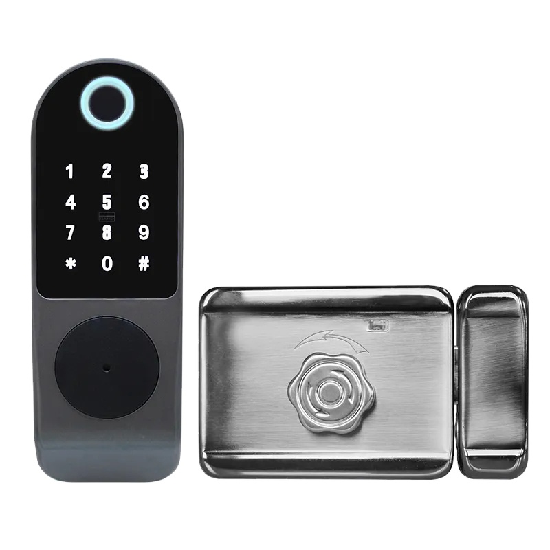 zigbee Waterproof Smart Door Lock TTLock WiFi Fingerprint Home Lever Gate Locker Electronic Deadbolt Door Lock