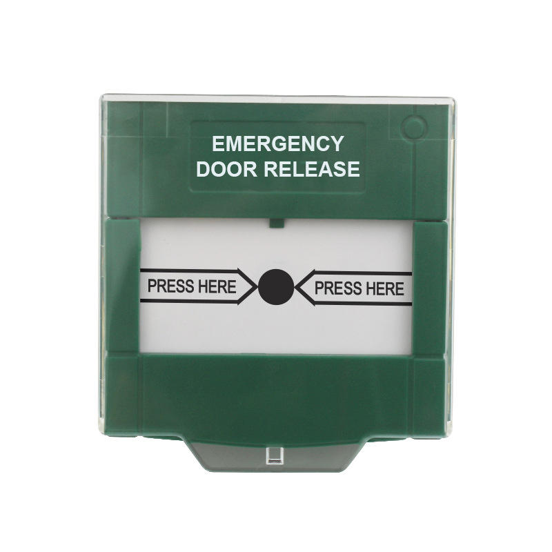 Resettable call point exit switch red yellow white green emergency door release push button