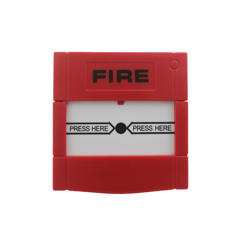 12V 24V Resetble Emergency Call Point Door Release Break Glass Exit Button With Led Door Emergency Button With Key