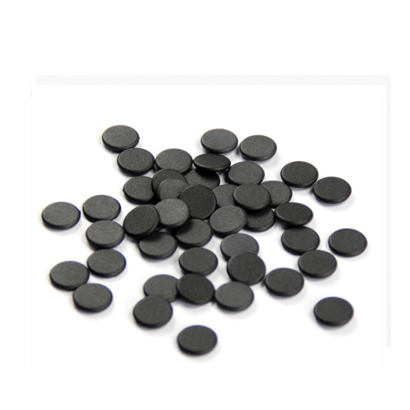 RFID 내열성 IC 세척 가능한 라벨 NFC 라운드 세탁 태그 F08 칩 18mm