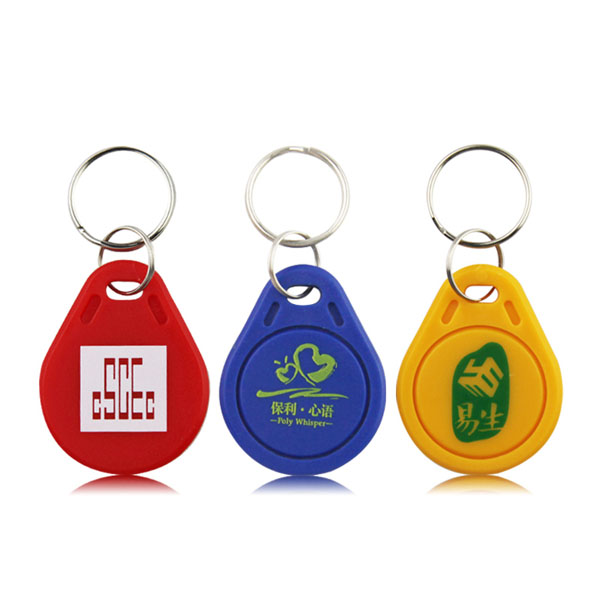 125kHz RFID 100 PCS ABS KEYFOB LAZER GRAPRACI TK4100 Erişim Kontrolü Kapısı Kilidi için Su Geçirmez