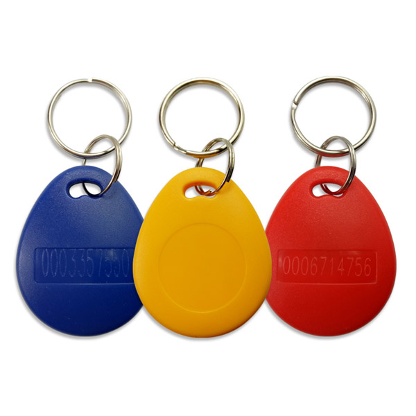 13.56Mhz Rfid Keyfob Custom Logo Colorful Rfid Key Chain 125khz Keyfob Tag for Access Control
