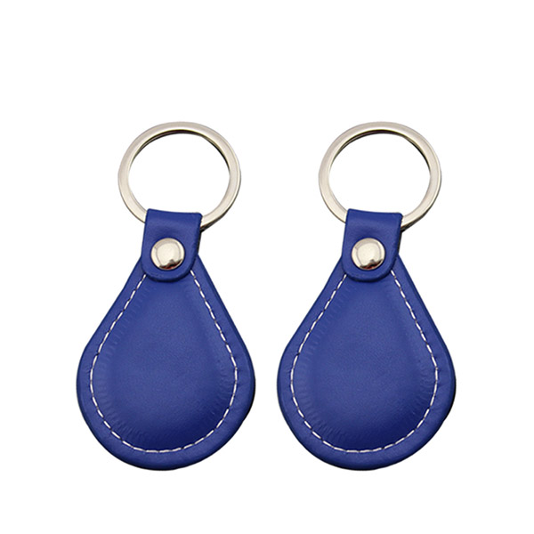 بيع جيدا ، حجم مخصص 13.56 ميجا هرتز الجلود NFC علامة RFID بطاقة الوصول للقراءة فقط أو قراءة/كتابة علامة المفتاح