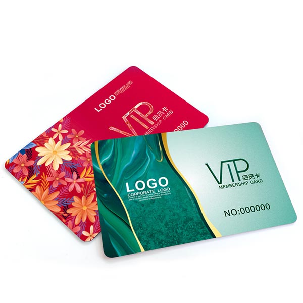 맞춤형 신용 카드 크기 빠른 인쇄 PVC 플라스틱 기프트 카드 회원 VIP 명함